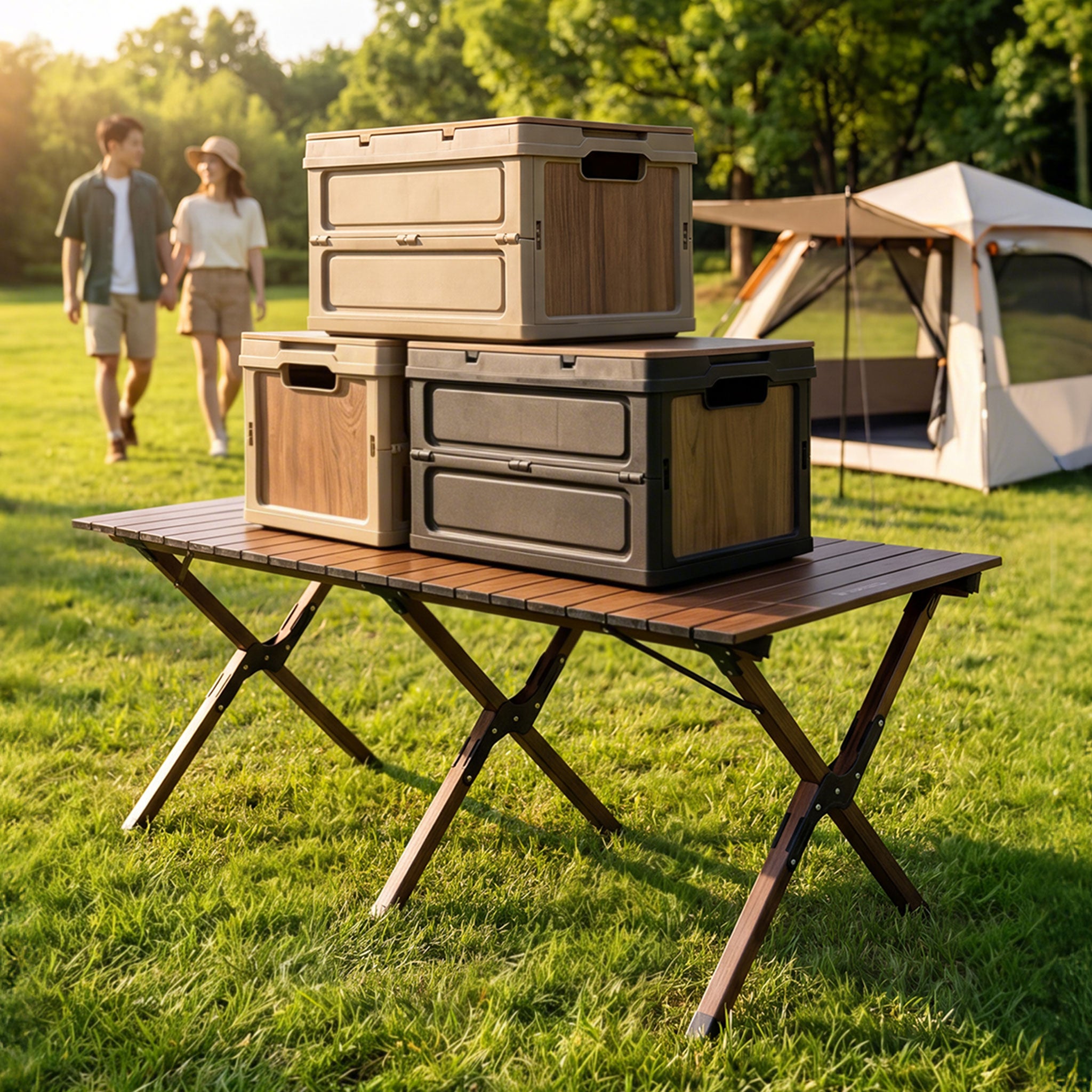 Portable Roll-Up Camping Tabletop