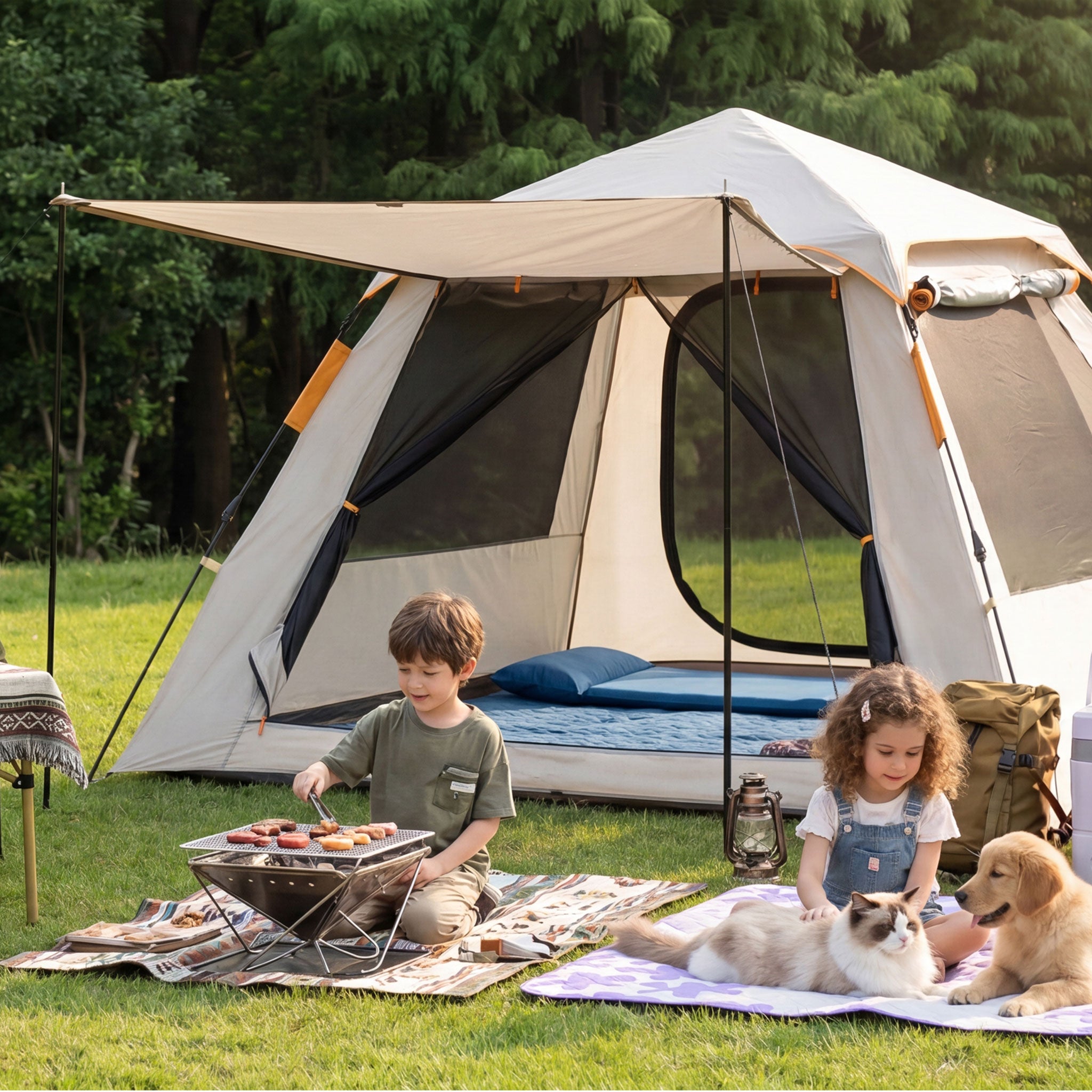 Auto Instant Pop-Up Camping Tent