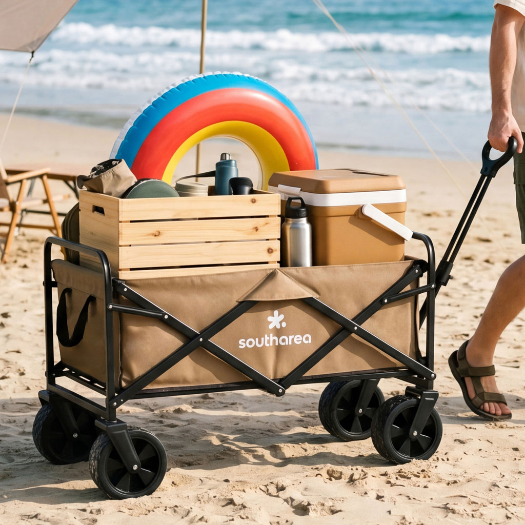 Portable Foldable Outdoor Camping Wagon Cart
